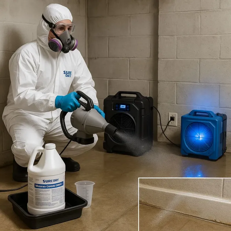 Sanitization and Odor Removal process in Calverton, MD